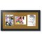 ArtToFrames Collage Photo Picture Frame with 3 - 5x7 inch Openings, Framed in Black with Over 62 Mat Color Options and Plexi Glass (CSM-3926-114)